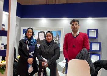 Presence of Mahabad Petrochemical Company's Polyethylene and 1-Butane unit process engineers in the booth of Arman Sanat Pouyesh Kimia Company- The 15th International Exhibition of Iran Plast on 7-10 February 2022 